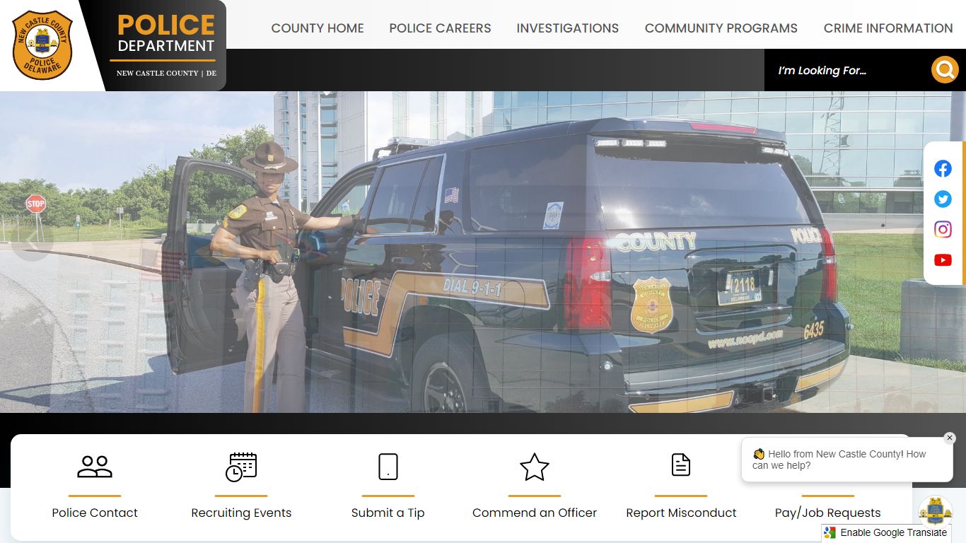 Police | New Castle County, DE - Official Website